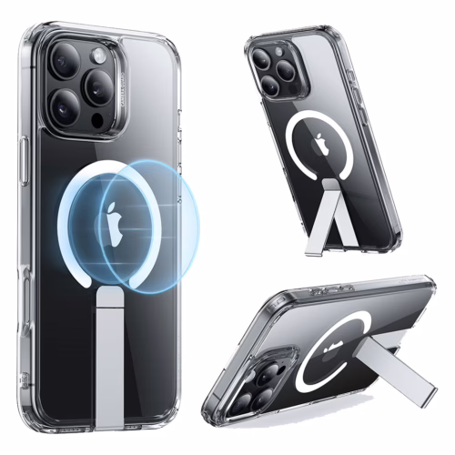 ESR รุ่น Boost Flickstand Case (HaloLock) - เคส iPhone 16 Pro - สี Clear