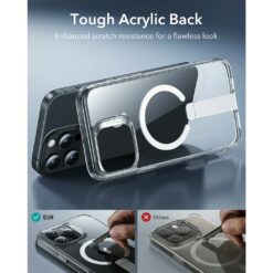 ESR รุ่น Boost Flickstand Case (HaloLock) - เคส iPhone 16 Pro - สี Clear