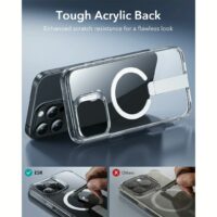 ESR รุ่น Boost Flickstand Case (HaloLock) - เคส iPhone 16 Pro Max - สี Clear