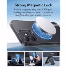 ESR รุ่น Zero Clear Case (HaloLock) - เคส iPhone 16 - สี Frosted Black