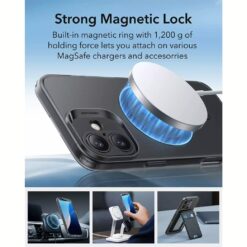 ESR รุ่น Zero Clear Case (HaloLock) - เคส iPhone 16 - สี Frosted Black