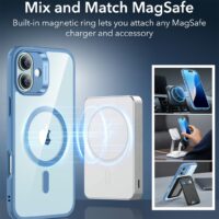 ESR รุ่น Classic Hybrid Case (HaloLock) - เคส iPhone 16 - สี Clear Blue