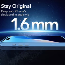 ESR รุ่น Classic Hybrid Case (HaloLock) - เคส iPhone 16 - สี Clear Blue