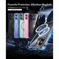 ESR รุ่น Classic Hybrid Case (HaloLock) - เคส iPhone 16 - สี Clear Blue