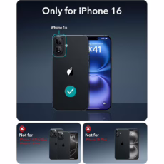 ESR รุ่น Classic Hybrid Case (HaloLock) - เคส iPhone 16 - สี Clear Blue