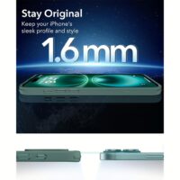 ESR รุ่น Classic Hybrid Case (HaloLock) - เคส iPhone 16 - สี Clear Green