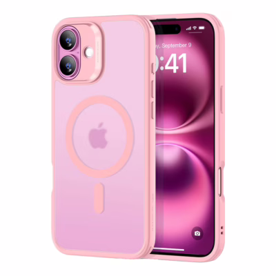 ESR รุ่น Classic Hybrid Case (HaloLock) - เคส iPhone 16 - สี Frosted Pink