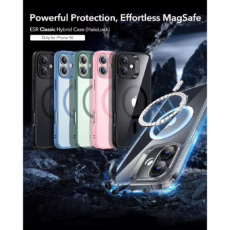 ESR รุ่น Classic Hybrid Case (HaloLock) - เคส iPhone 16 - สี Frosted Pink