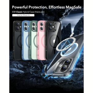 ESR รุ่น Classic Hybrid Case (HaloLock) - เคส iPhone 16 - สี Frosted Pink 17 ESR รุ่น Classic Hybrid Case (HaloLock) - เคส iPhone 16 - สี Frosted Pink