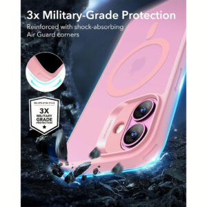 ESR รุ่น Classic Hybrid Case (HaloLock) - เคส iPhone 16 - สี Frosted Pink 12 ESR รุ่น Classic Hybrid Case (HaloLock) - เคส iPhone 16 - สี Frosted Pink