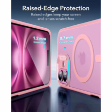 ESR รุ่น Classic Hybrid Case (HaloLock) - เคส iPhone 16 - สี Frosted Pink