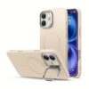 ESR รุ่น Cloud Soft Case with Stash Stand (HaloLock) - เคส iPhone 16 Plus - สี Light Tan