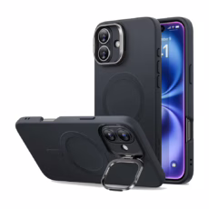 ESR รุ่น Cloud Soft Case with Stash Stand (HaloLock) - เคส iPhone 16 - สี Black