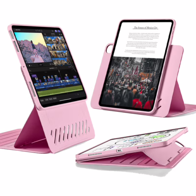 ESR รุ่น Shift Magnetic Case - เคส iPad Air 11" (2025/2024), iPad Air 10.9" (5th/4th Gen), iPad Pro 11" (1st Gen) - สี Pink