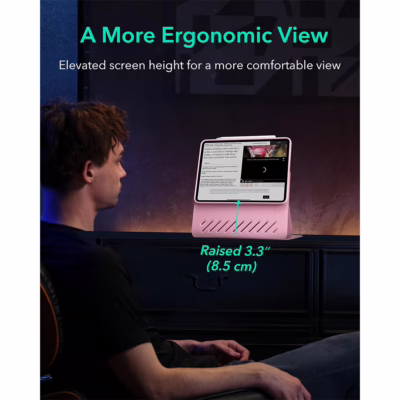 ESR รุ่น Shift Magnetic Case - เคส iPad Air 11" (2025/2024), iPad Air 10.9" (5th/4th Gen), iPad Pro 11" (1st Gen) - สี Pink
