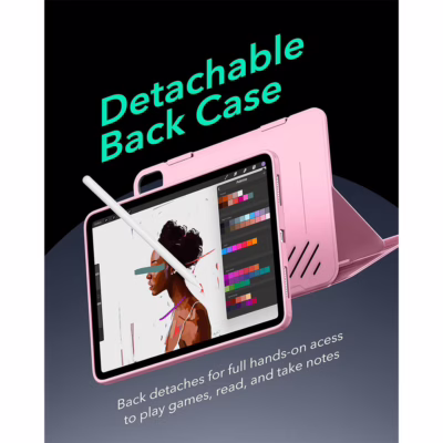 ESR รุ่น Shift Magnetic Case - เคส iPad Air 11" (2025/2024), iPad Air 10.9" (5th/4th Gen), iPad Pro 11" (1st Gen) - สี Pink