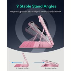 ESR รุ่น Shift Magnetic Case - เคส iPad Air 11" (2025/2024), iPad Air 10.9" (5th/4th Gen), iPad Pro 11" (1st Gen) - สี Pink