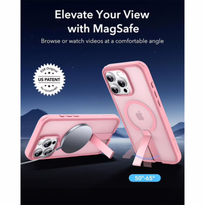 ESR รุ่น Boost Flickstand Case (HaloLock) - เคส iPhone 16 Pro - สี Frosted Pink