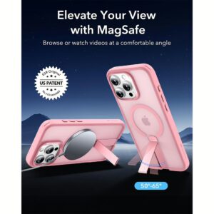 ESR รุ่น Boost Flickstand Case (HaloLock) - เคส iPhone 16 Pro - สี Frosted Pink 11 ESR รุ่น Boost Flickstand Case (HaloLock) - เคส iPhone 16 Pro - สี Frosted Pink