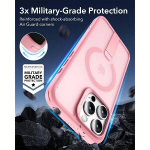 ESR รุ่น Boost Flickstand Case (HaloLock) - เคส iPhone 16 Pro - สี Frosted Pink 14 ESR รุ่น Boost Flickstand Case (HaloLock) - เคส iPhone 16 Pro - สี Frosted Pink