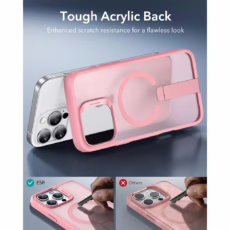 ESR รุ่น Boost Flickstand Case (HaloLock) - เคส iPhone 16 Pro - สี Frosted Pink