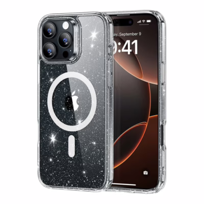 ESR รุ่น Classic Hybrid Case (HaloLock) - เคส iPhone 16 Pro - สี Clear Shimmer