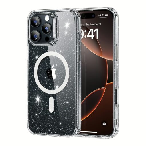 ESR รุ่น Classic Hybrid Case (HaloLock) - เคส iPhone 16 Pro Max - สี Clear Shimmer