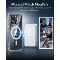 ESR รุ่น Classic Hybrid Case (HaloLock) - เคส iPhone 16 Pro Max - สี Clear Shimmer