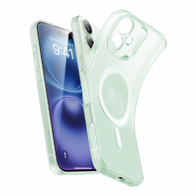 ESR รุ่น Zero Clear Case (HaloLock) - เคส iPhone 16 Plus - สี Frosted Green