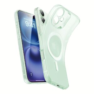 ESR รุ่น Zero Clear Case (HaloLock) - เคส iPhone 16 Plus - สี Frosted Green
