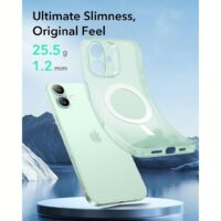 ESR รุ่น Zero Clear Case (HaloLock) - เคส iPhone 16 Plus - สี Frosted Green