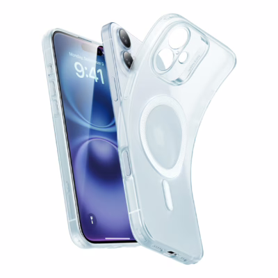 ESR รุ่น Zero Clear Case (HaloLock) - เคส iPhone 16 Plus - สี Frosted Blue
