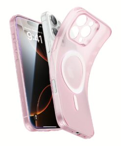 ESR รุ่น Zero Clear Case (HaloLock) - เคส iPhone 16 Pro - สี Frosted Pink