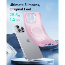 ESR รุ่น Zero Clear Case (HaloLock) - เคส iPhone 16 Pro - สี Frosted Pink
