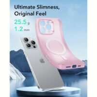 ESR รุ่น Zero Clear Case (HaloLock) - เคส iPhone 16 Pro - สี Frosted Pink