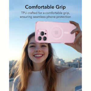 ESR รุ่น Zero Clear Case (HaloLock) - เคส iPhone 16 Pro - สี Frosted Pink