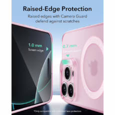 ESR รุ่น Zero Clear Case (HaloLock) - เคส iPhone 16 Pro - สี Frosted Pink
