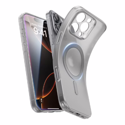 ESR รุ่น Zero Clear Case (HaloLock) - เคส iPhone 16 Pro Max - สี Frosted Grey