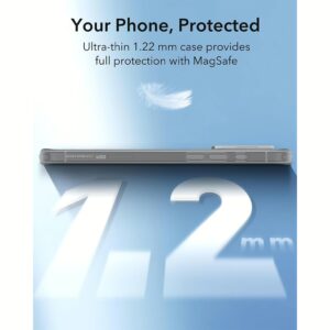 ESR รุ่น Zero Clear Case (HaloLock) - เคส iPhone 16 Pro Max - สี Frosted Grey 8 ESR รุ่น Zero Clear Case (HaloLock) - เคส iPhone 16 Pro Max - สี Frosted Grey