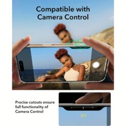 ESR รุ่น Zero Clear Case (HaloLock) - เคส iPhone 16 Pro Max - สี Desert Titanium Ring