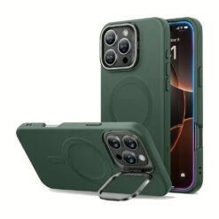 ESR รุ่น Cloud Soft Case with Stash Stand (HaloLock) - เคส iPhone 16 Pro Max - สี Green