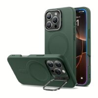 ESR รุ่น Cloud Soft Case with Stash Stand (HaloLock) - เคส iPhone 16 Pro - สี Green
