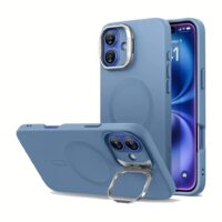ESR รุ่น Cloud Soft Case with Stash Stand (HaloLock) - เคส iPhone 16 - สี Light Blue