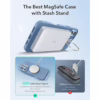 ESR รุ่น Cloud Soft Case with Stash Stand (HaloLock) - เคส iPhone 16 - สี Light Blue