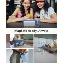 ESR รุ่น Cloud Soft Case with Stash Stand (HaloLock) - เคส iPhone 16 - สี Light Blue