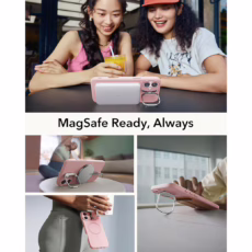ESR รุ่น Cloud Soft Case with Stash Stand (HaloLock) - เคส iPhone 16 - สี Pink