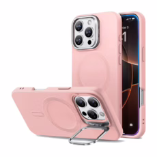 ESR รุ่น Cloud Soft Case with Stash Stand (HaloLock) - เคส iPhone 16 Pro - สี Pink