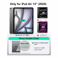 ESR รุ่น Shift Magnetic Case - เคส iPad Air 13" (2025/2024) - สี Titanium - Image 7