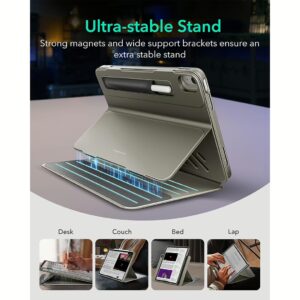 ESR รุ่น Shift Magnetic Case - เคส iPad Air 13" (2025/2024) - สี Titanium 8 ESR รุ่น Shift Magnetic Case - เคส iPad Air 13" (2025/2024) - สี Titanium