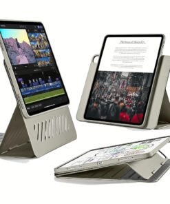 ESR รุ่น Shift Magnetic Case - เคส iPad Air 11" (2025/2024), iPad Air 10.9" (5th/4th Gen), iPad Pro 11" (1st Gen) - สี Titanium